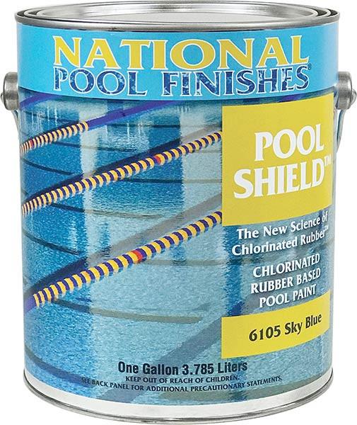 Pool Shield - Commercial Chlorinated Rubber Pool Paint - 1 Gallon ...