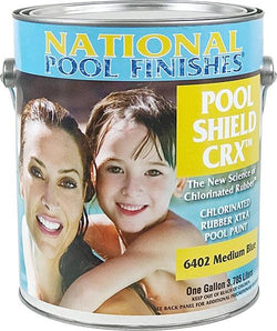 Pool Shield CRX - Chlorinated Rubber Xtra - 1 Gallon - 5 YEAR WARRANTY